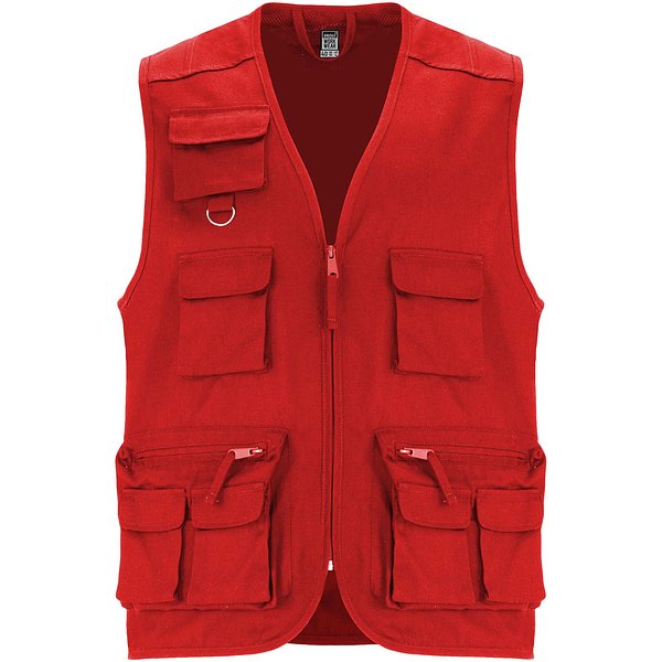 Arbeitsweste mit V-Ausschnitt und mehreren Taschen, 200 g/m2 - Elverven