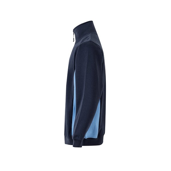 Zweifarbiges Frottee-Sweatshirt (260 g/m²), aus Polyester (65 %) und Baumwolle (35 %) Rudorscht