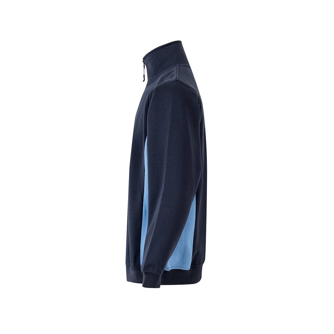 Zweifarbiges Frottee-Sweatshirt (260 g/m²), aus Polyester (65 %) und Baumwolle (35 %) Rudorscht