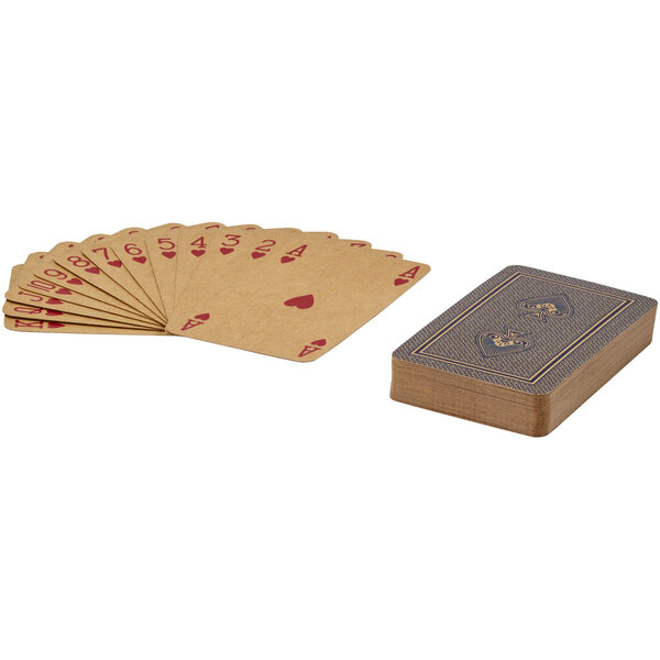 Spielkartenset aus Kraftpapier - Bena