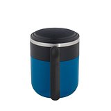 Reisebecher mit Innenwand aus Edelstahl und matter Oberfläche, 400 ml Jonnas