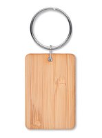 Schlüsselring Bambus, eckig Helveilf