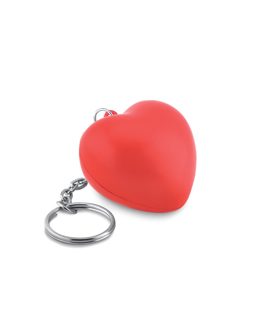 Schlüsselring mit PU Herz Minathlf