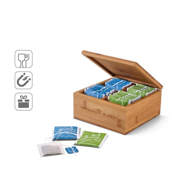 Teebox aus Bambus Helleyca
