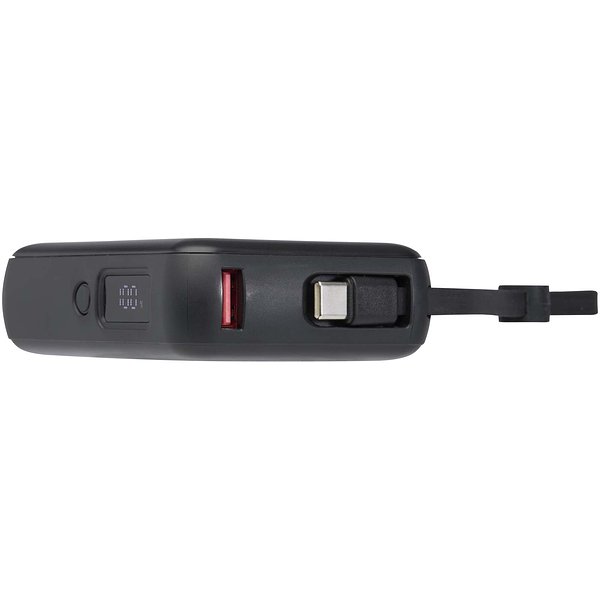 35 W 10.000 mAh Tablet Powerbank mit integriertem Typ-C-Kabel aus recyceltem Kunststoff - Ylanin