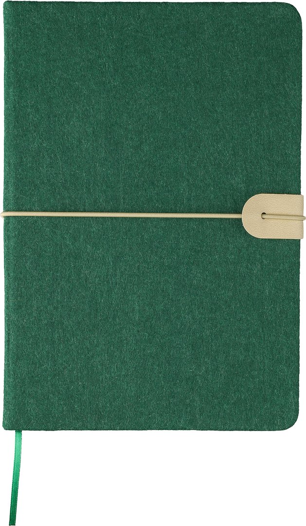 Notizbuch Lursia | Recycelter Filz | A5 | Liniert