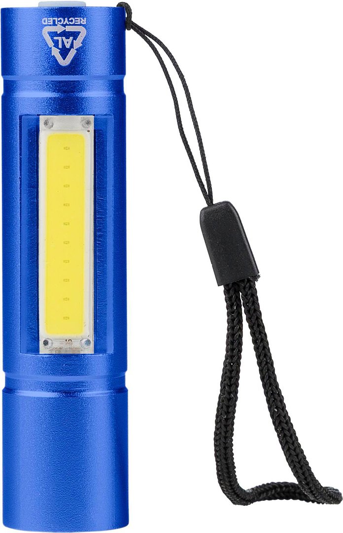 Taschenlampe aus recyceltem Aluminium COB Jovignas