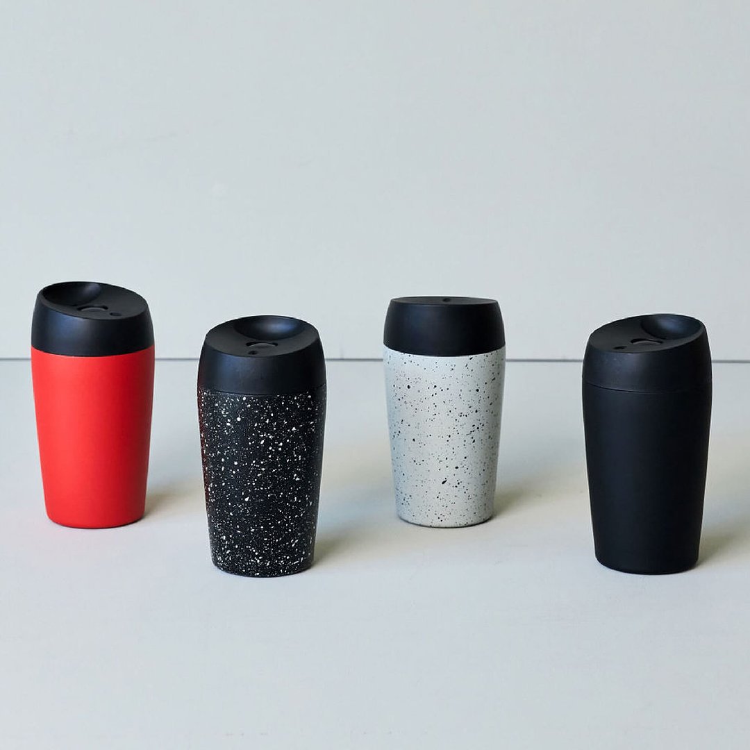 Loke Reisebecher mit gummierter Oberfläche 240ml Ainelin