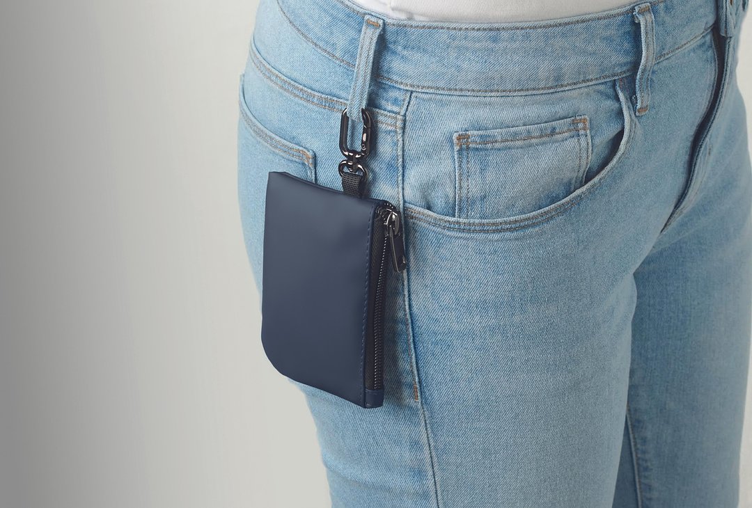 Schlüsseletui PU mit Karabiner Triccen