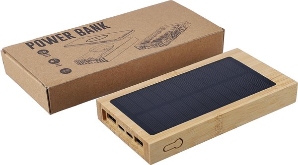 Bambus Solar-Powerbank Noleer