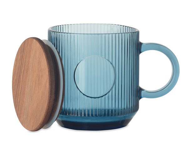 Gerippter Glasbecher 300ml Oldivandy