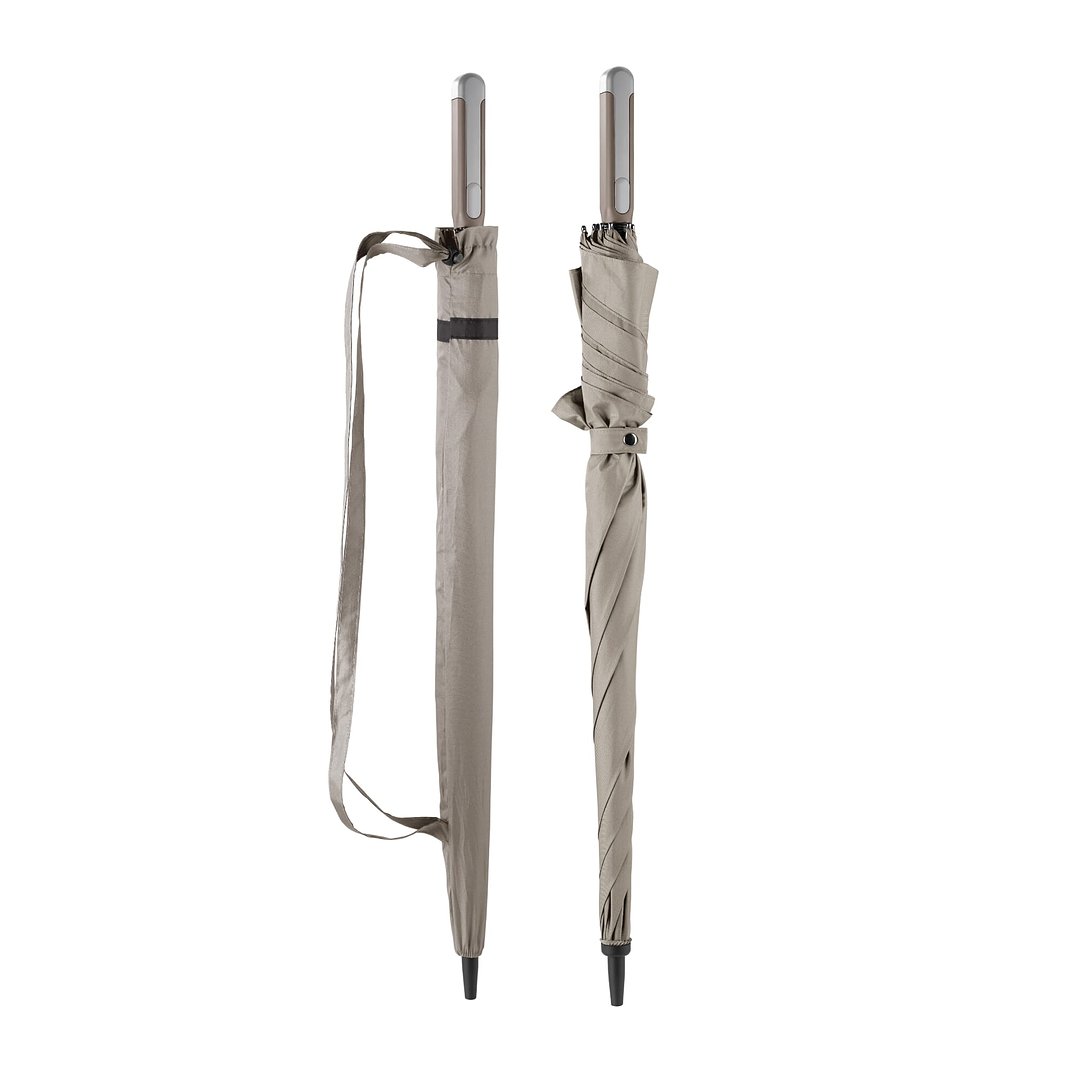 Luxus 27” quadratischer Regenschirm mit Hülle Vignatt