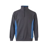 Zweifarbiges Frottee-Sweatshirt (260 g/m²), aus Polyester (65 %) und Baumwolle (35 %) Rudorscht