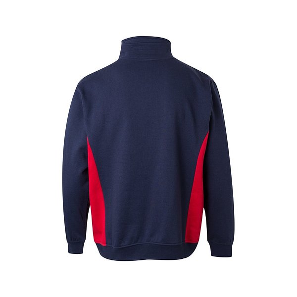 Zweifarbiges Frottee-Sweatshirt (260 g/m²), aus Polyester (65 %) und Baumwolle (35 %) Rudorscht