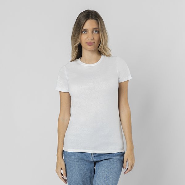 Erwachsene Frauen Weiss T-Shirt Idika