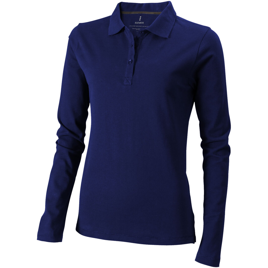 Langarm Poloshirt für Damen - Lüza