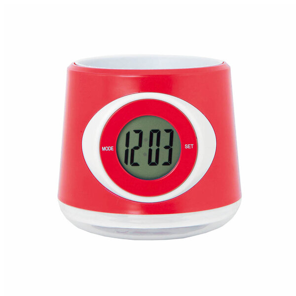 Blumentopf Tischuhr Idlmo