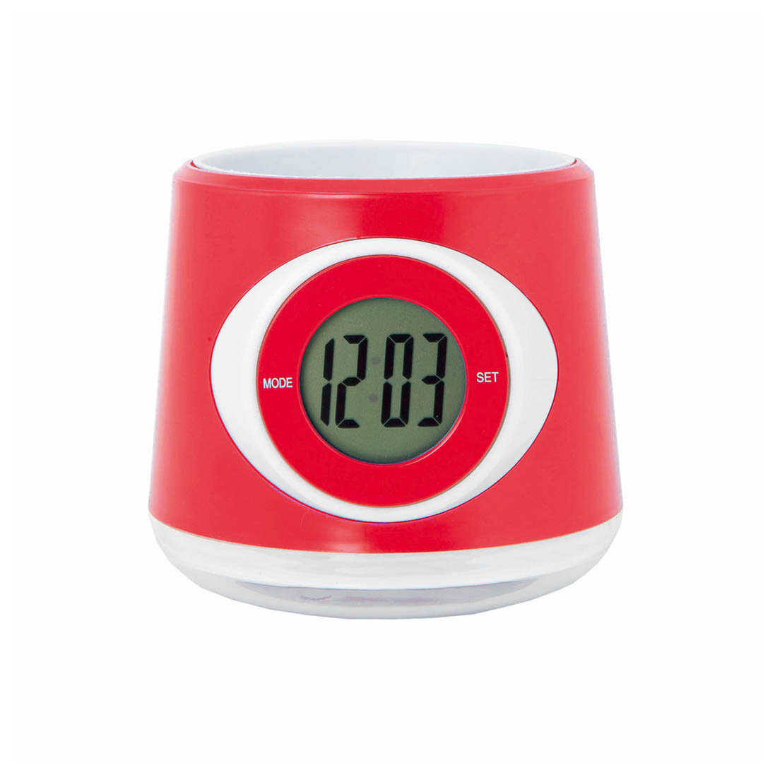 Blumentopf Tischuhr Idlmo