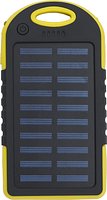 Gummierte ABS Solar-Powerbank Giannep
