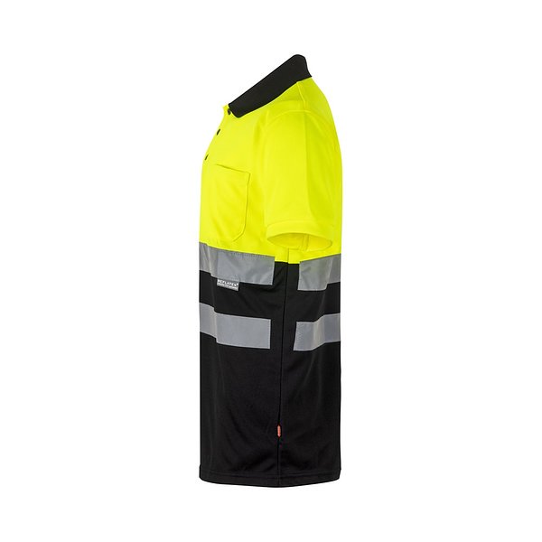 Zweifarbiges Poloshirt im Bird-Eye-Design (160g/m²) mit kurzen Ärmeln, aus Polyester (100%) Nicha