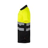 Zweifarbiges Poloshirt im Bird-Eye-Design (160g/m²) mit kurzen Ärmeln, aus Polyester (100%) Nicha