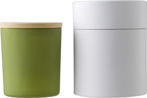 Kerze Rendi | Glas mit Bambusdeckel | Sojawachs | 280 g