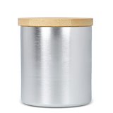 Bhakti-Duftkerze auf pflanzlicher Basis in recyceltem Aluminiumgefäß Elinele