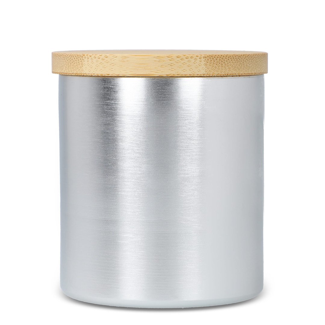 Bhakti-Duftkerze auf pflanzlicher Basis in recyceltem Aluminiumgefäß Elinele