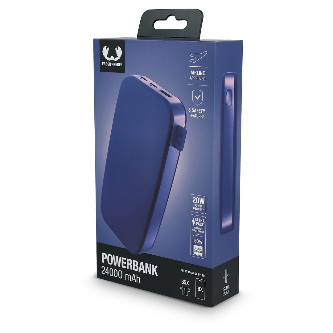 Fresh 'n Rebel Powerbank 24000 mAh PD USB-C - Ultra Forte Beatht