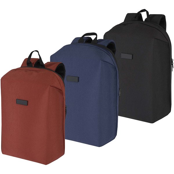 15" GRS Laptop-Rucksack aus recyceltem Material mit Diebstahlschutz 10L - Nollandia
