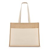 Jute Tragetasche OEKO-TEX® 45 x 12 x 35cm 320g/m² Dumenata