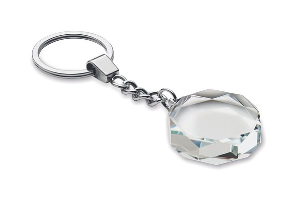 Schlüsselanhänger Glas rund Giannina