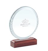 Runder Pokal Kristallglas Chasper