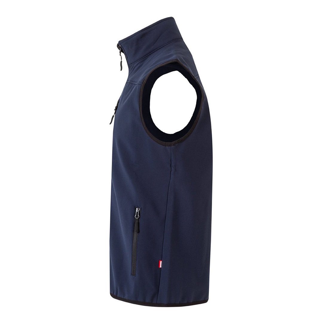 Softshell-Weste (280 g/m²), mit Polarfutter, aus Polyester (94 %) und Elastan (6 %) Doretona