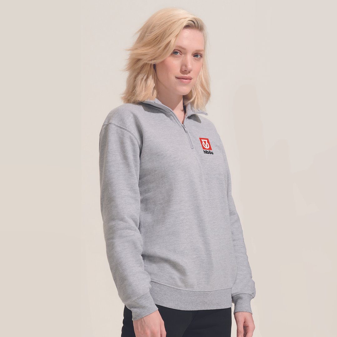 Sweater Zip Kragen Noldina