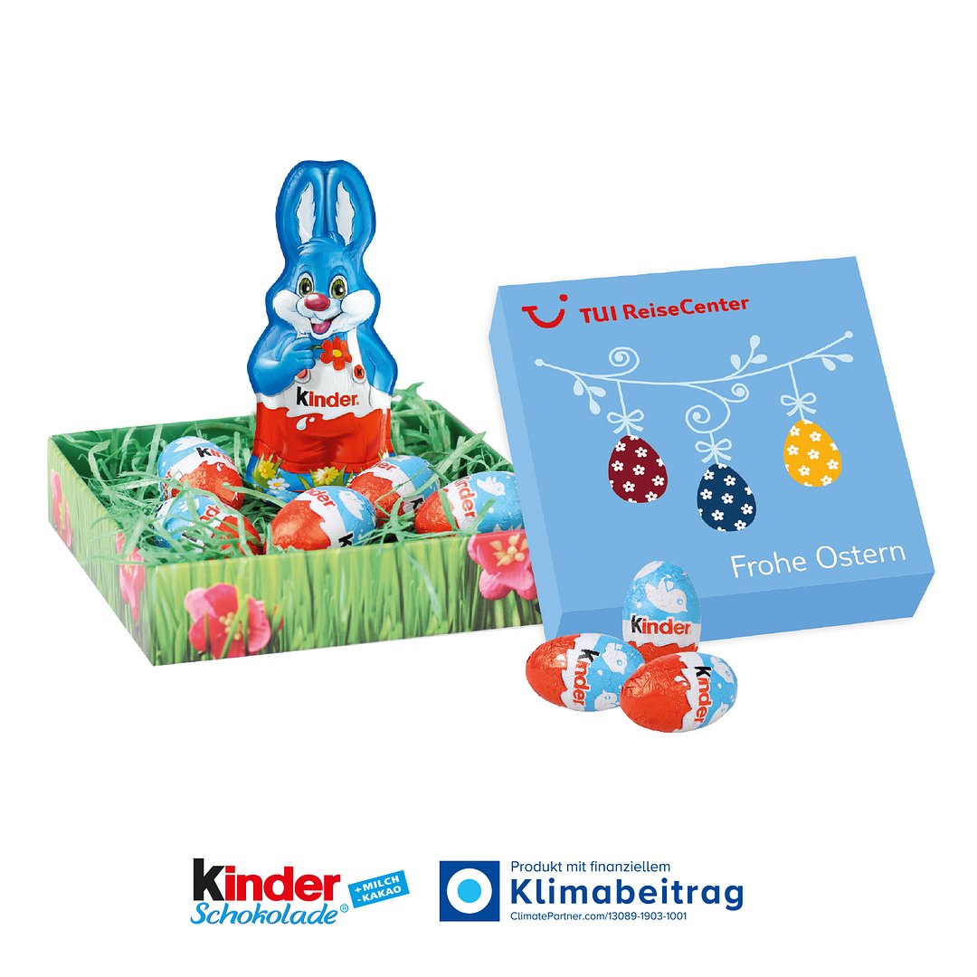 Osternest mit Kinder-Schokolade