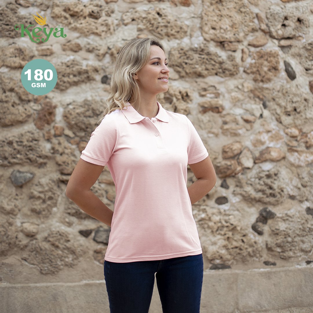 Frauen Farbe Polo-Shirt "keya"