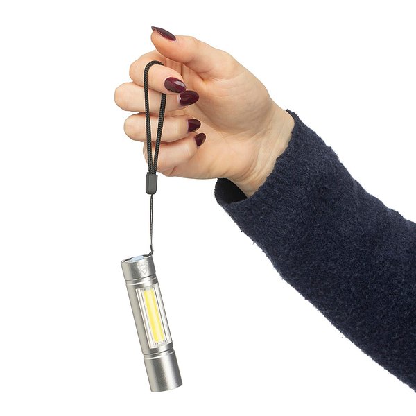 Taschenlampe aus recyceltem Aluminium COB Jovignas