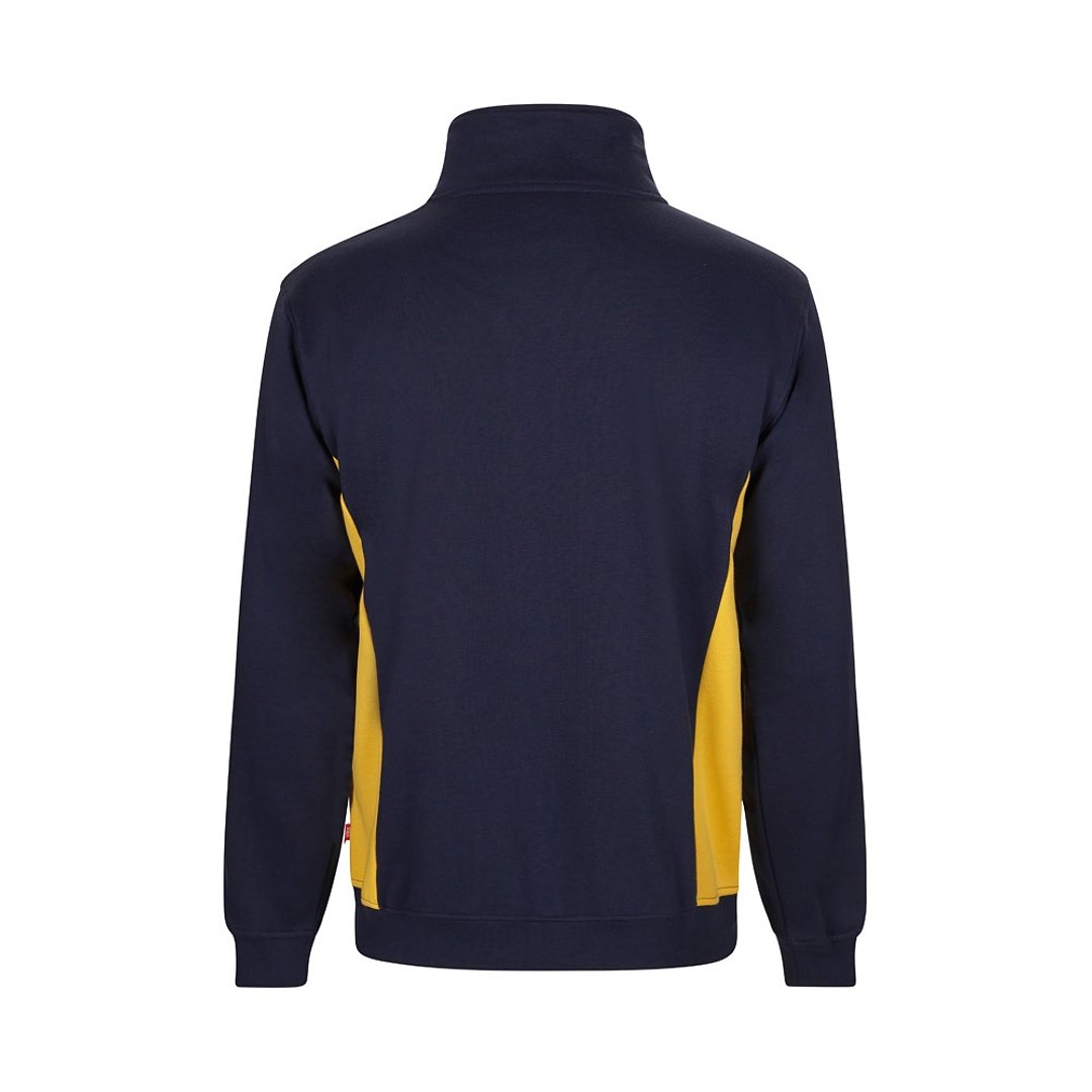 Zweifarbiges Frottee-Sweatshirt (260 g/m²), aus Polyester (65 %) und Baumwolle (35 %) Rudorscht