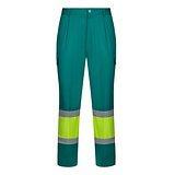 Zweifarbige Hose aus Twill (190g/m²), Baumwolle (20%) und Polyester (80%) Menatri