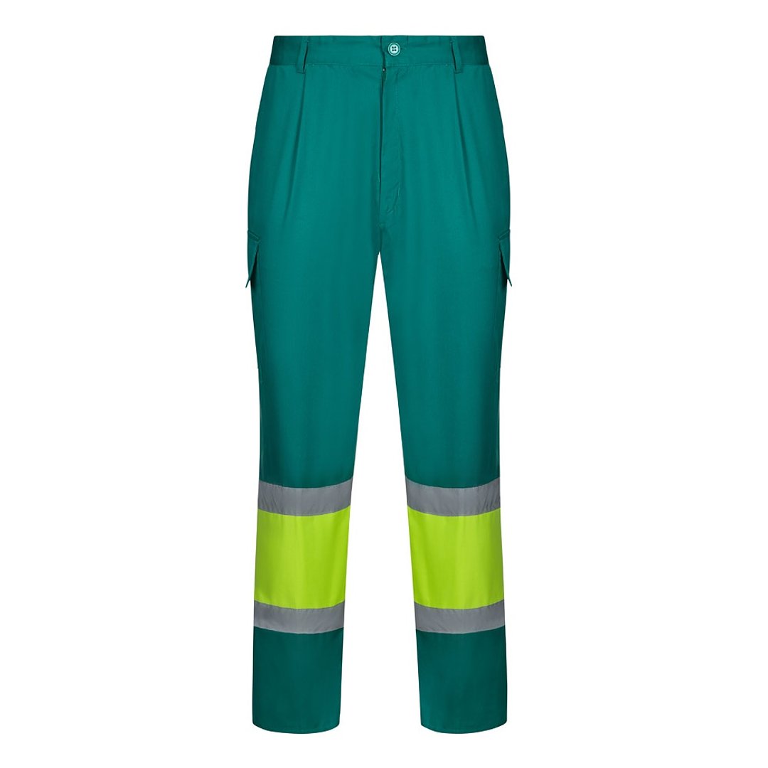 Zweifarbige Hose aus Twill (190g/m²), Baumwolle (20%) und Polyester (80%) Menatri