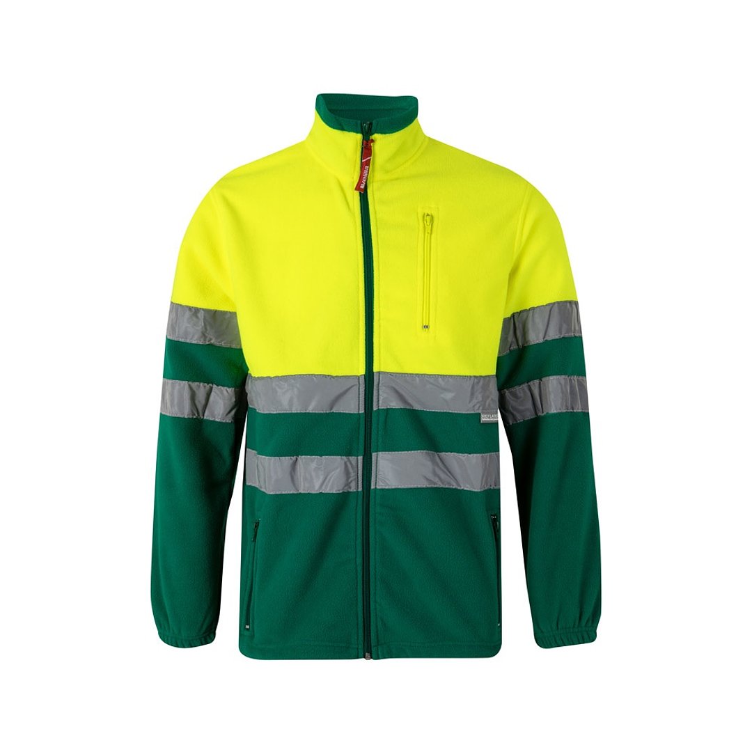 Zweifarbige Fleecejacke (280g/m²), aus Polyester (100%) Altiat
