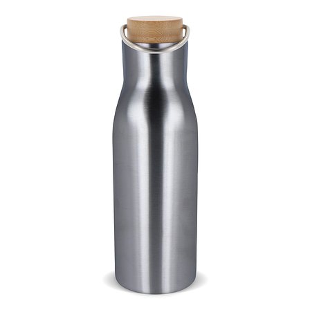 Isolier-Flasche mit Bambusdeckel, 500ml Miriori