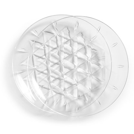 Acryl Picknick großer Teller 2er-Set Ø26cm Hellin