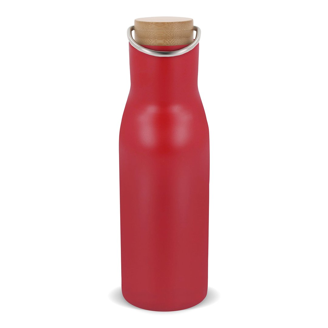 Isolier-Flasche mit Bambusdeckel, 500ml Miriori