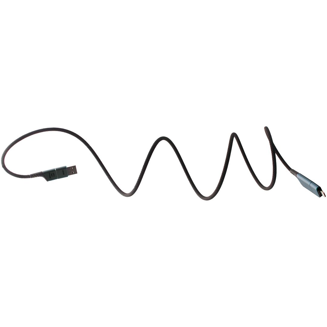 100W magnetisches, ultraschnelles 4-in-1 Ladekabel aus rPET - Lüzzanna