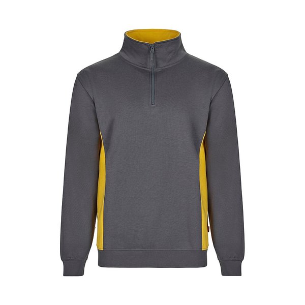 Zweifarbiges Frottee-Sweatshirt (260 g/m²), aus Polyester (65 %) und Baumwolle (35 %) Rudorscht