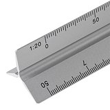 Aluminium-Dreiecklineal 30 cm Warjat