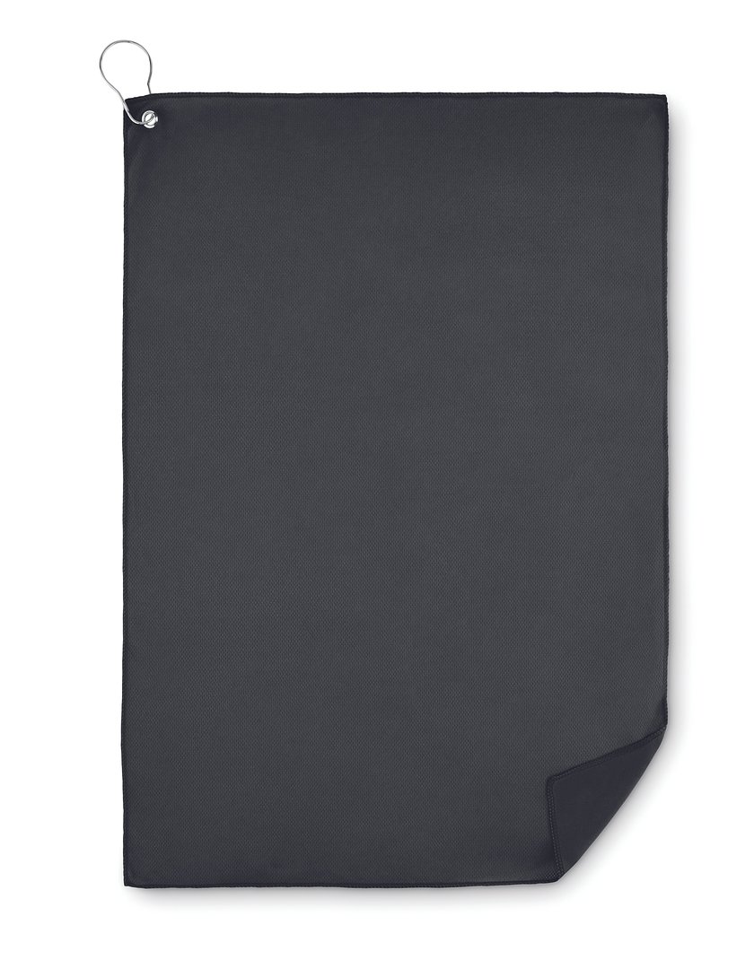 RPET-Golfhandtuch mit Haken Nato