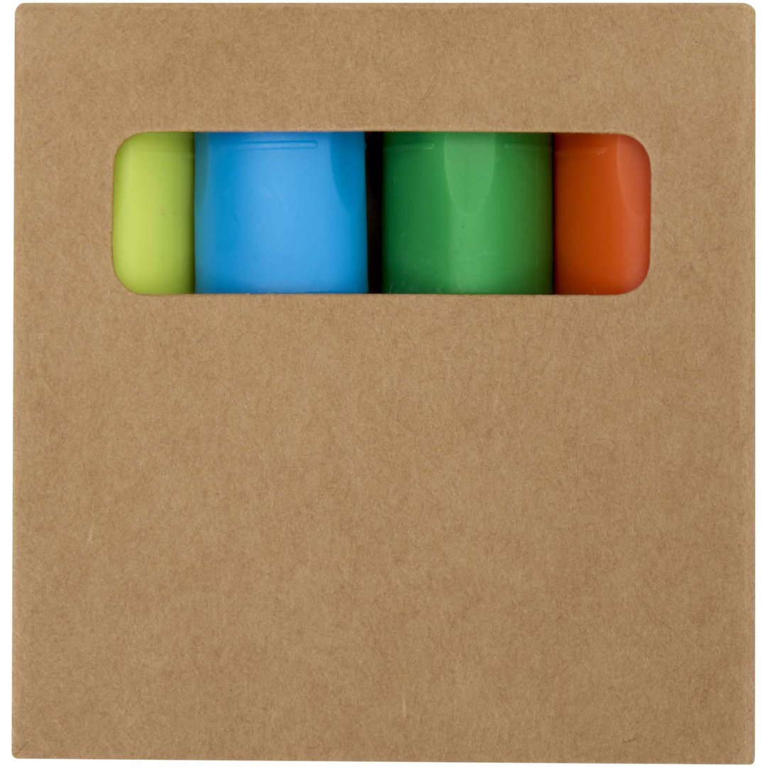 Textmarker Set aus recyceltem Kunststoff - Buoldin